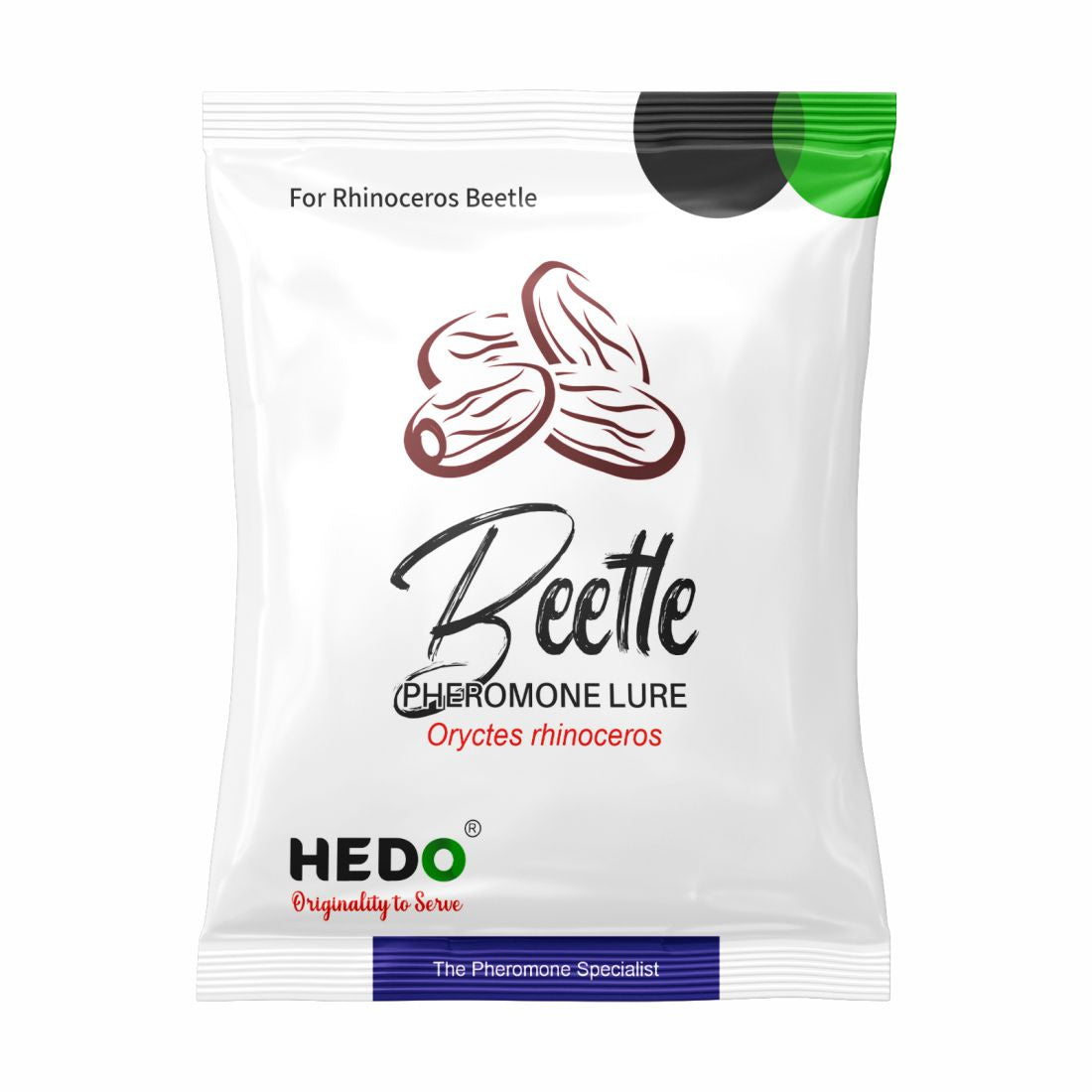 HEDO Beetle Lure Pack of 5| Pheromone Lure for Rhinoceros Beetle (Oryctes Rhinoceros) for Coconut & Palm Tree