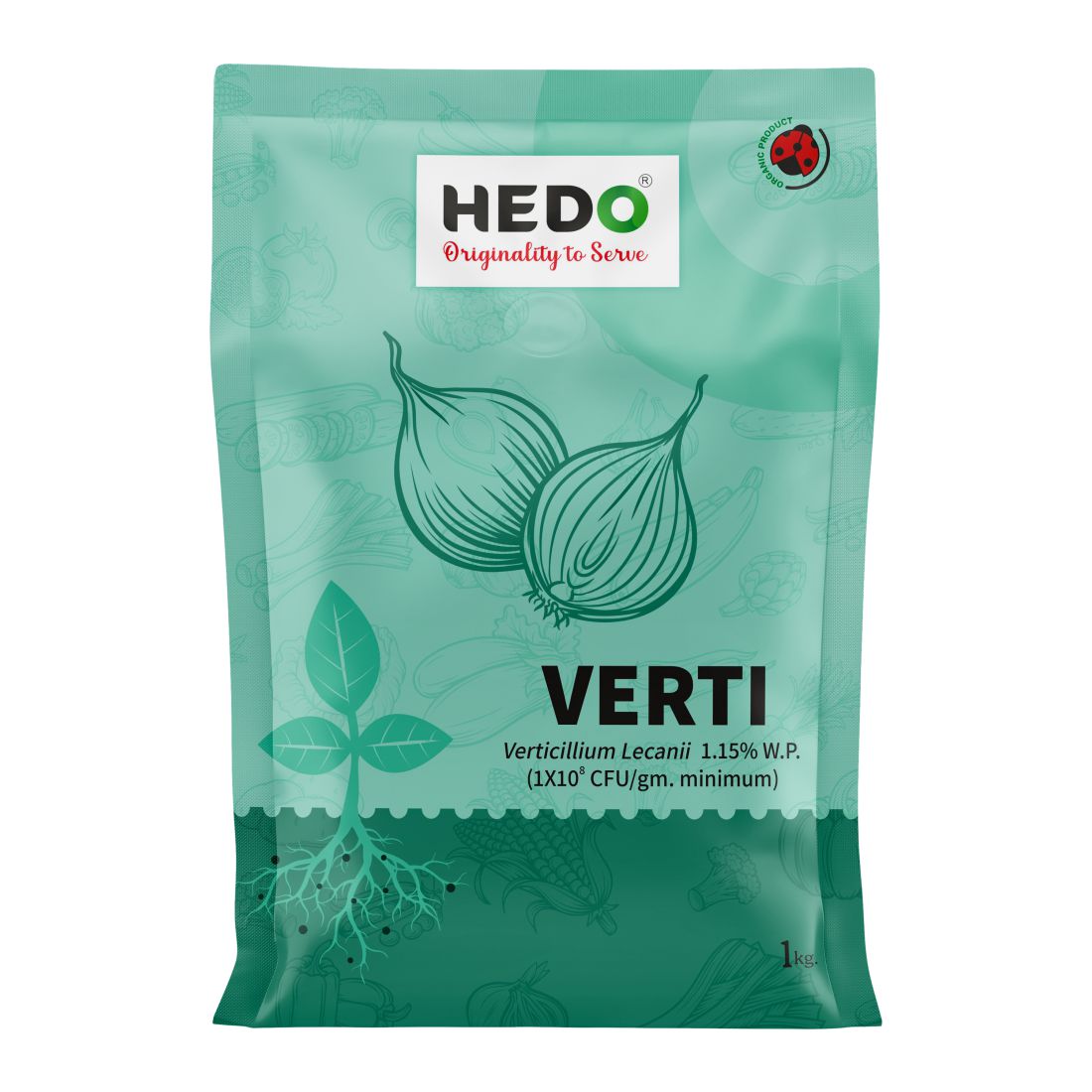 Verticillium Lecanii Powder(1X10^8 CFU/gm) Bio-Organic (1Kg) For Plants & Crops - Against Sucking Insects Like Aphids,Thrips And Whiteflies