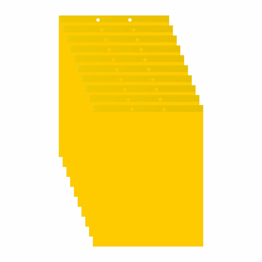 Yellow PVC Sticky Trap (Size 22X 28Cm ) To Control Thrips, Aphids & Whitefly Pack Of 10