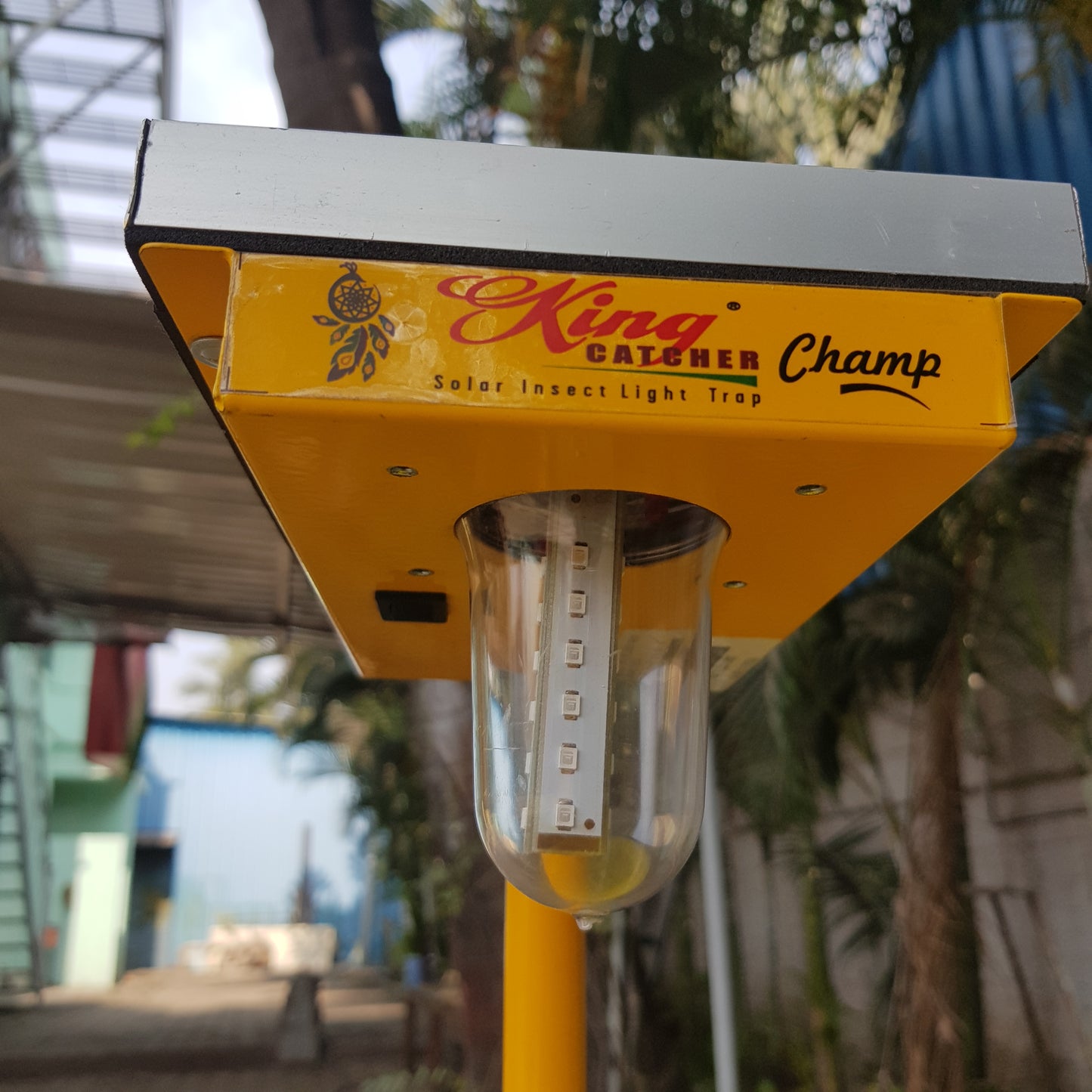 Solar Minichargeble Insect Light Pheromone Trap Totally Automatic Portable Easy To Control Flying Insect