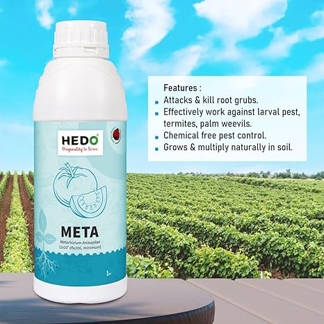 Metarhizium Anisopliae Liquid (1x10^9 CFU/ml) Bio-Organic (1L) For Plants To Control All Beetles, Weevils, White Grubs, Aphids, Thrips