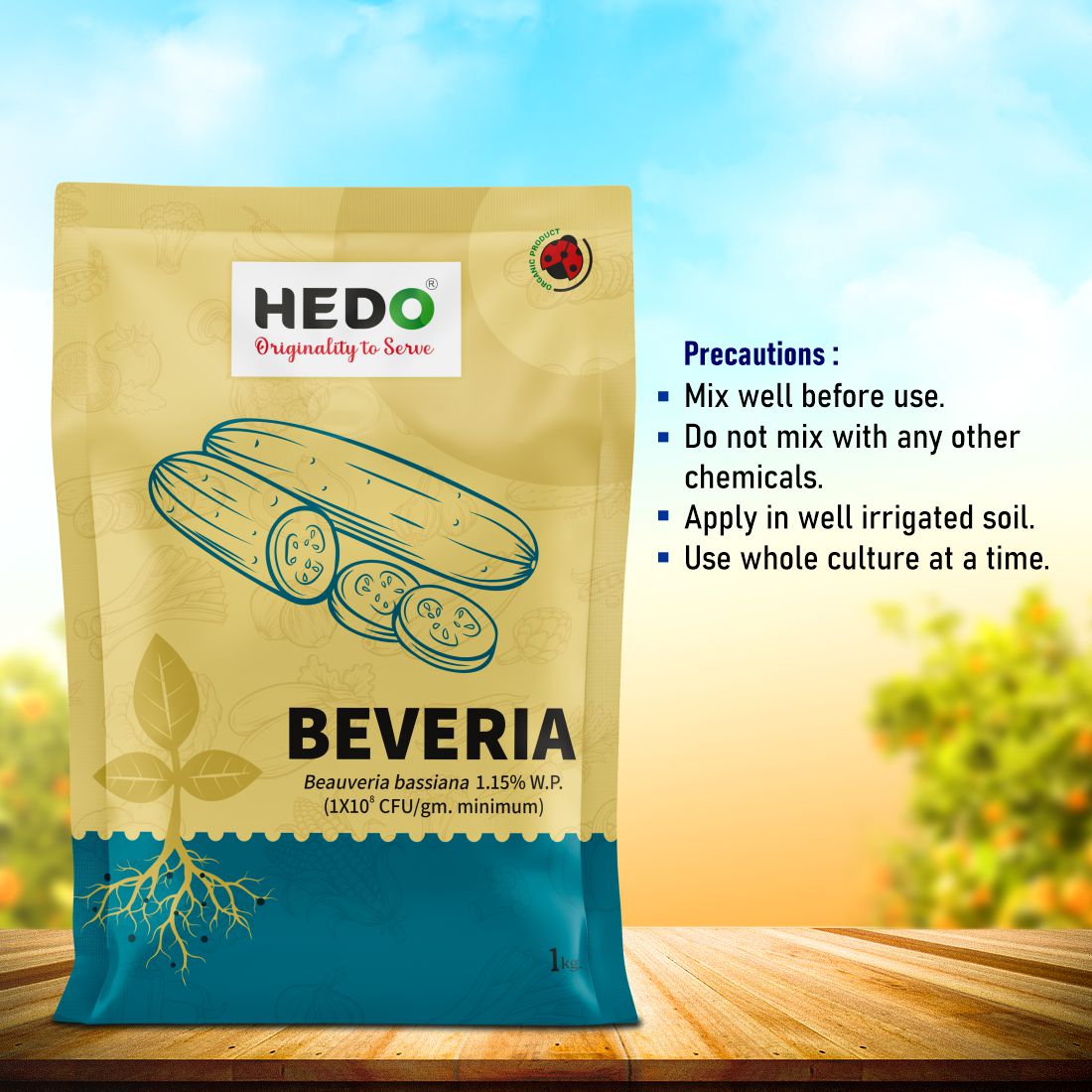 Beauveria Bassiana Powder(1x10^8 CFU/g) Bio-Organic(1Kg)  For All Plants To control Aphids, Thrips & Whiteflies