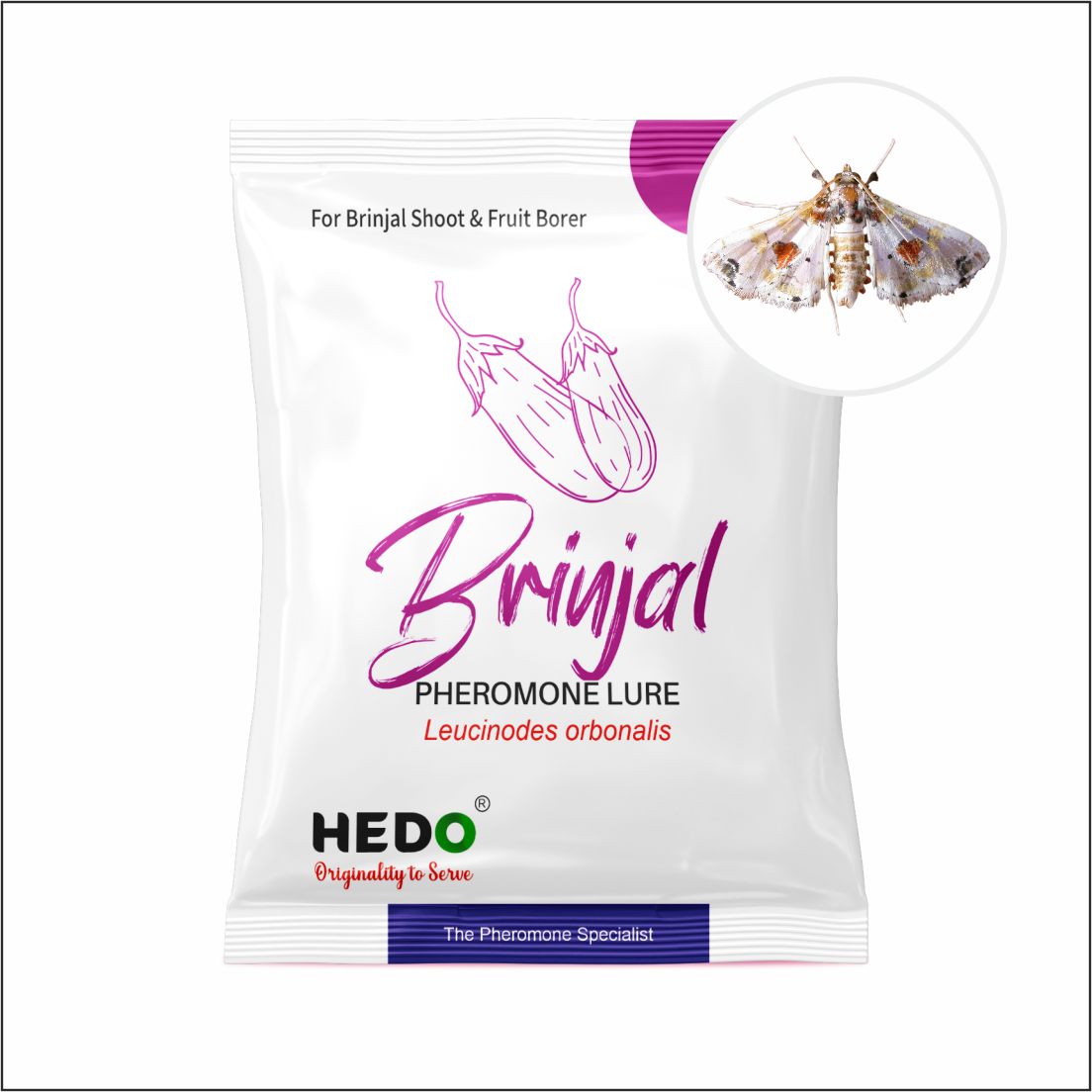 Funnel Trap with Brinjal pheromone Lure(Leucinodes orbonalis)Combo Set Pack of 5