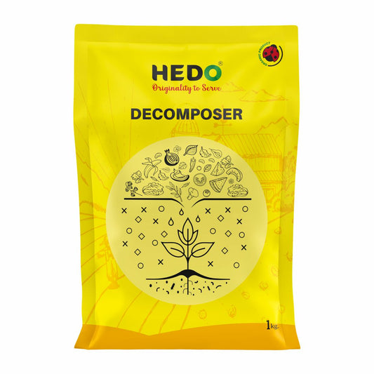 Organic Waste Decomposer Powder (1Kg) for Decomposition Waste for Agriculture, Kitchen, Garden & Farming