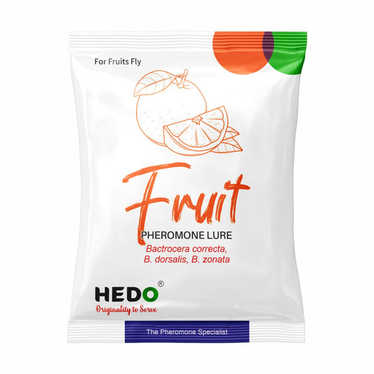 HEDO Fruit Fly Pheromone Lure (Bactrocera correcta,Zonata,Dorsalisa pheromone Lure) Pack of 10