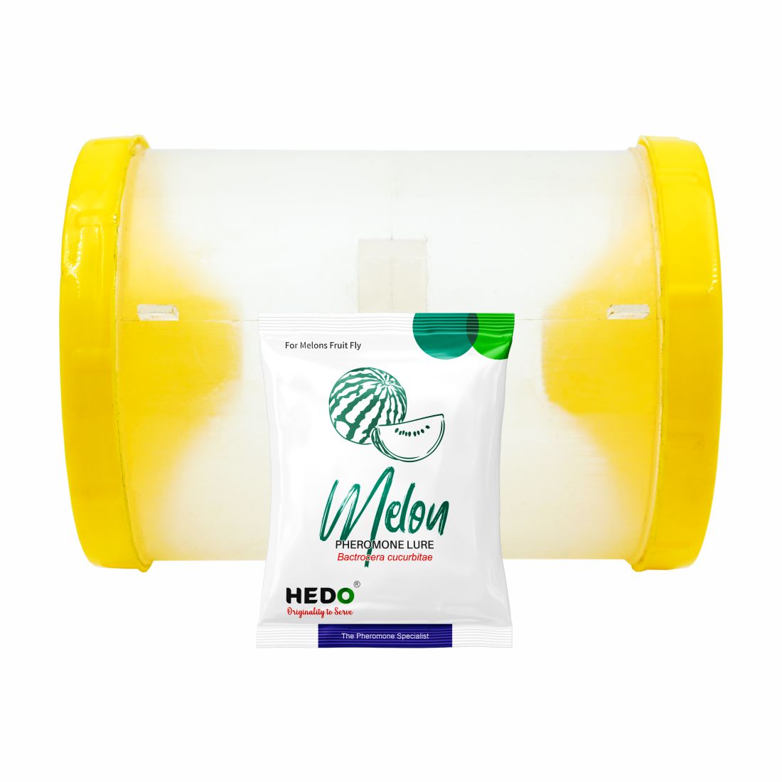 Melon Fly Horizontal Pheromone Trap With Melon Lure (Bactrocera Cucurbitae) For All Vegetables  Pack of 10