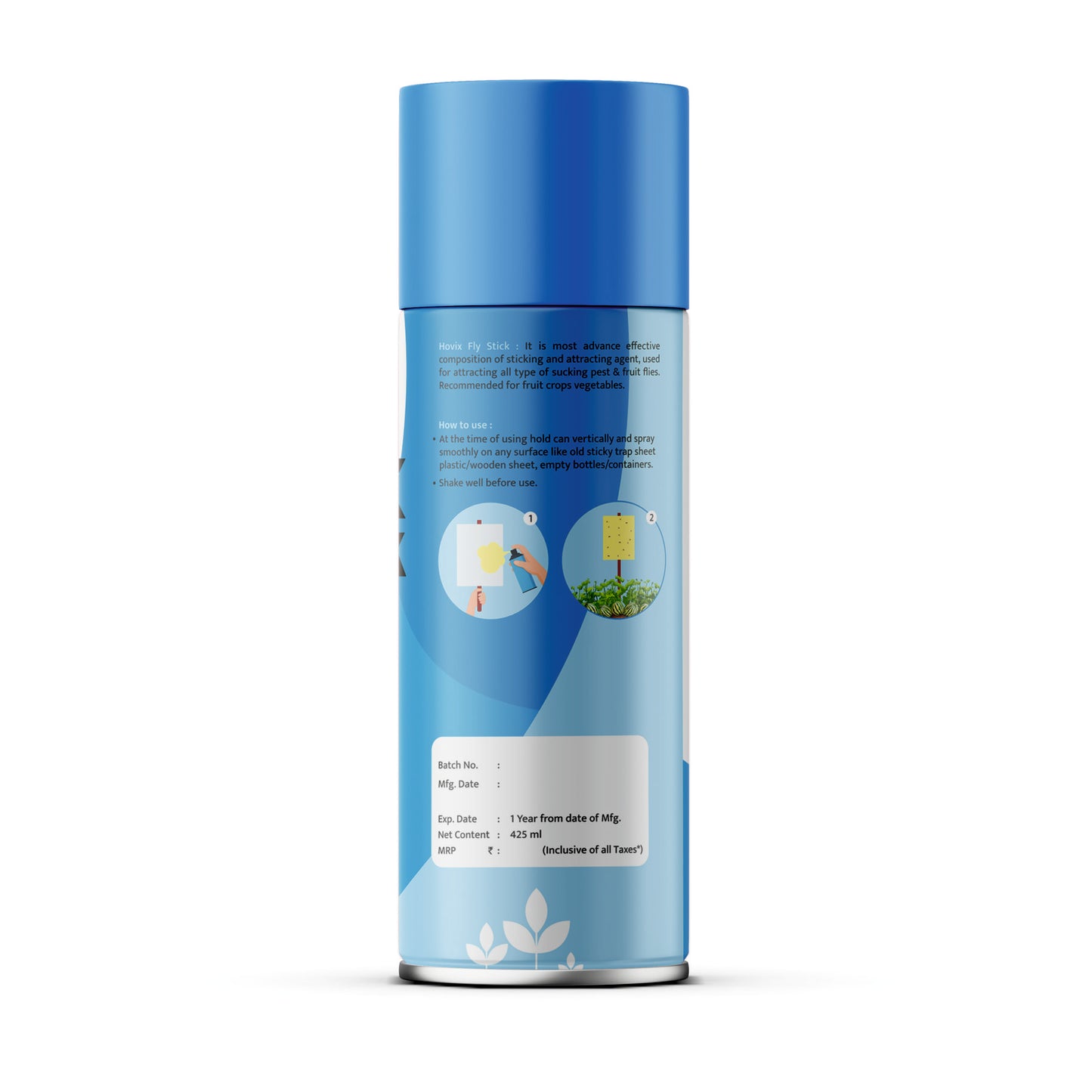 Hovix Fly Stick 425 ml Spray, Used to control Fruit Flies and All Sucking Pests