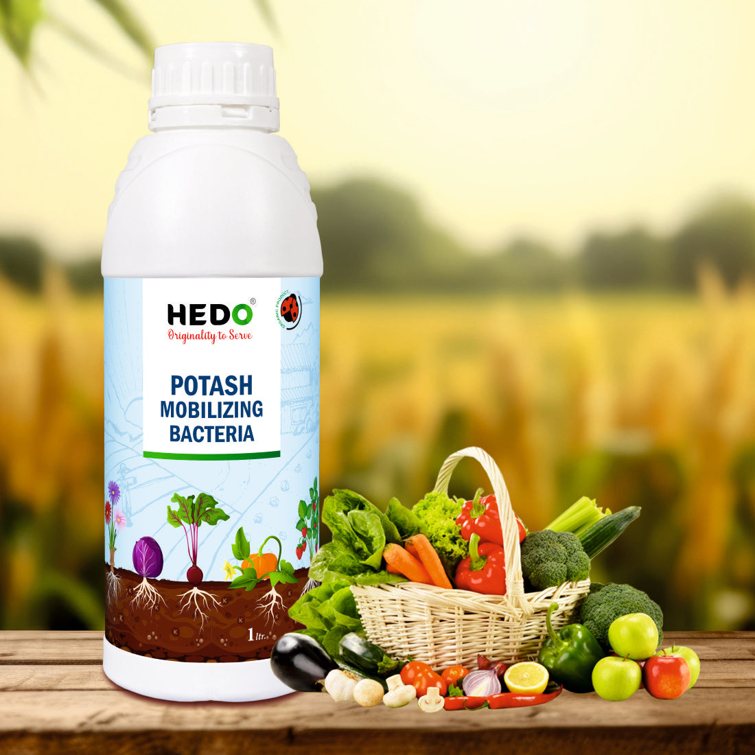 KMB/KSB (Potassium Solubilizing and Mobilizing Bacteria – KSB/KMB) Liquid (1L) Bio-fertilizer For Increase The Fruit Quality & Growth Of The Crops