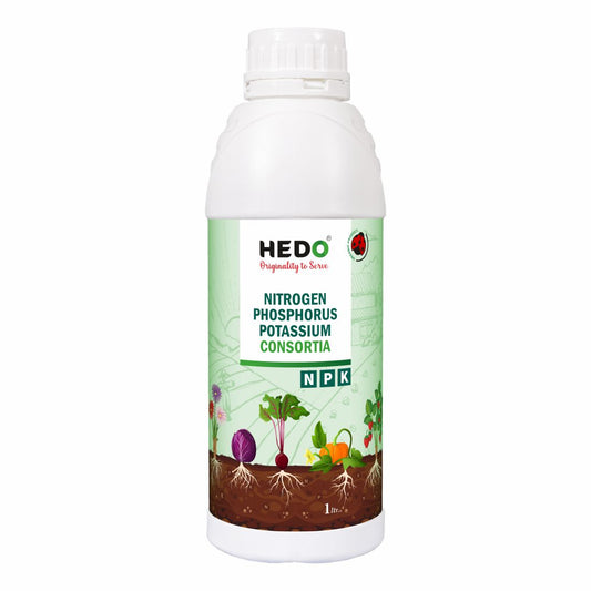 NPK Consortia (Bacteria) Liquid (1L) Organic Bio Fertilizer For Agriculture, Garden, Soil Fertility, and Plant Nutrition.