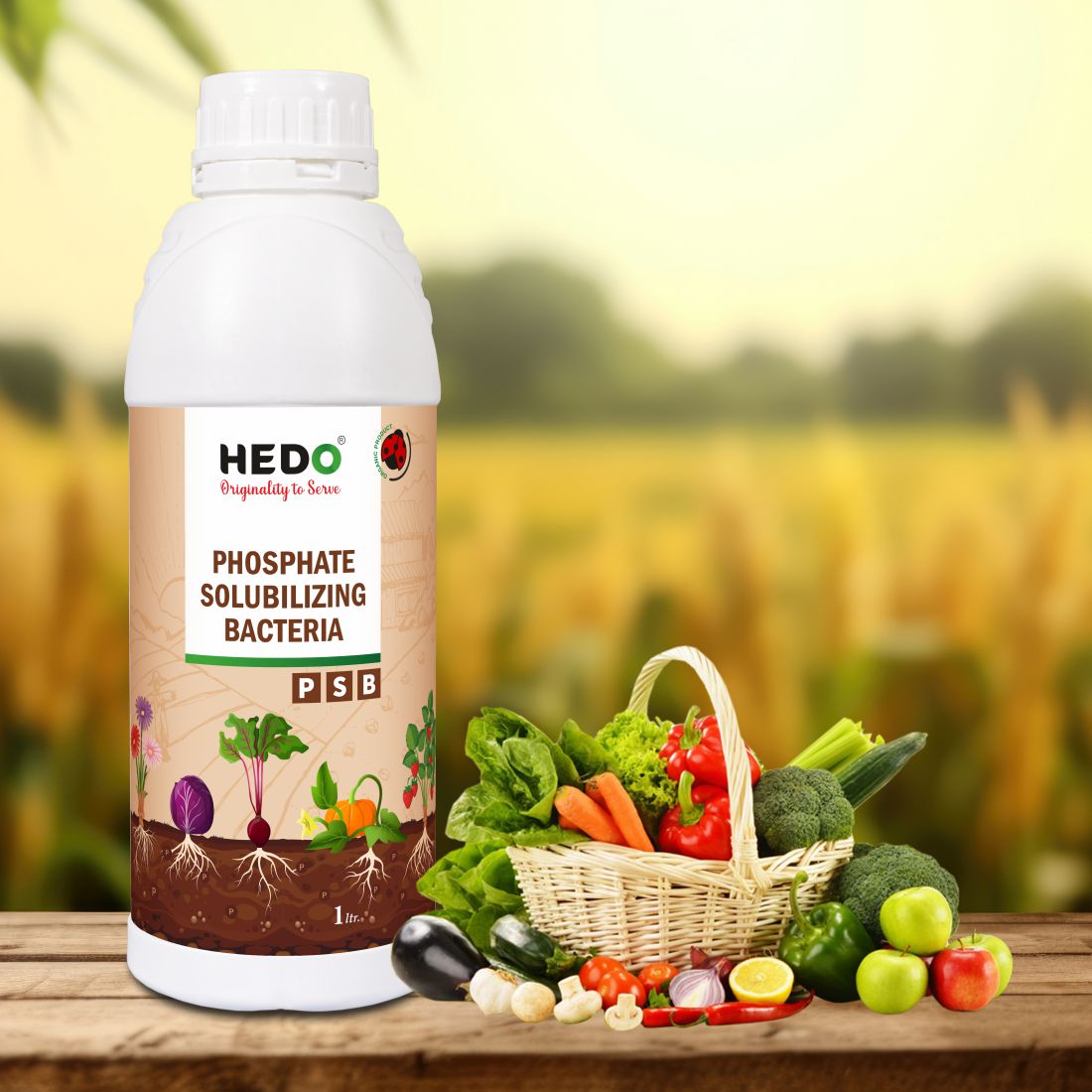 PSB (Phosphate Solubilizing Bacteria – PSB) Liquid (1L) Bio Fertilizers For Agriculture, Garden, Soil Fertility, and Plant Nutrition.