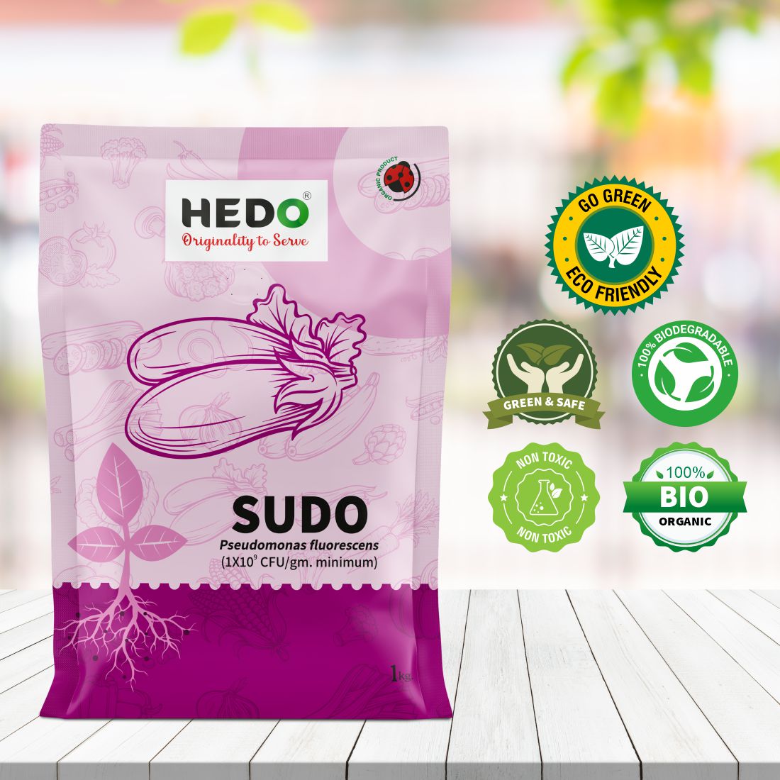 Pseudomonas fluorescence(1X10^9CFU/gm) Powder(1Kg) To control plant Fungal & Soil borne disease