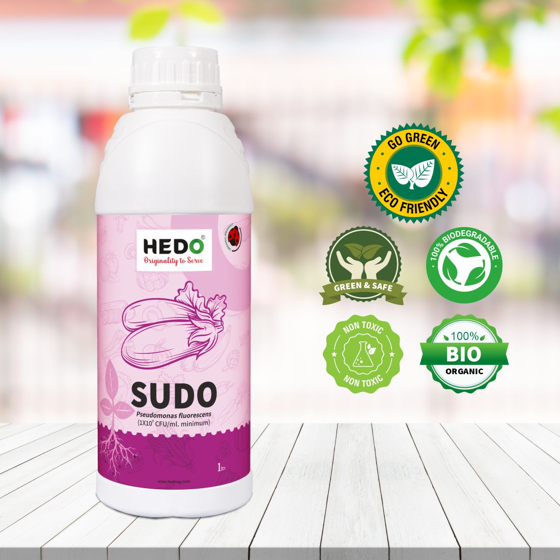 Pseudomonas fluorescence(1X10^9CFU/ml) Liquid (1L) To control plant Fungal & Soil borne disease