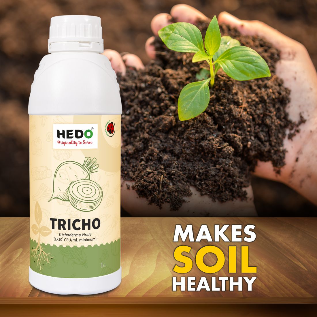 Trichoderma Viride Liquid(1X10^9 CFU/ml) Bio-Organic(1L) For Control All Fungal Disease & Seed Germination For All Plants & Seed